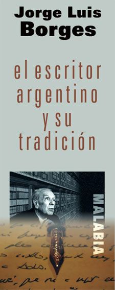 El escritor argentino y su tradición